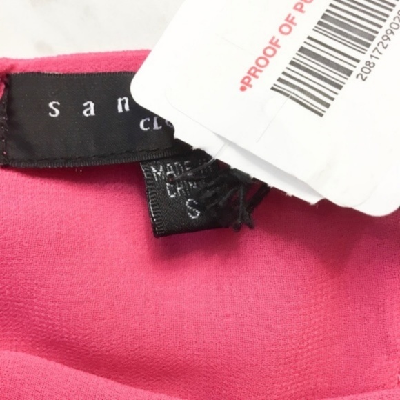 NWT Sanctuary Malt Shop Pink Pleated Dress - Picture 4 of 7